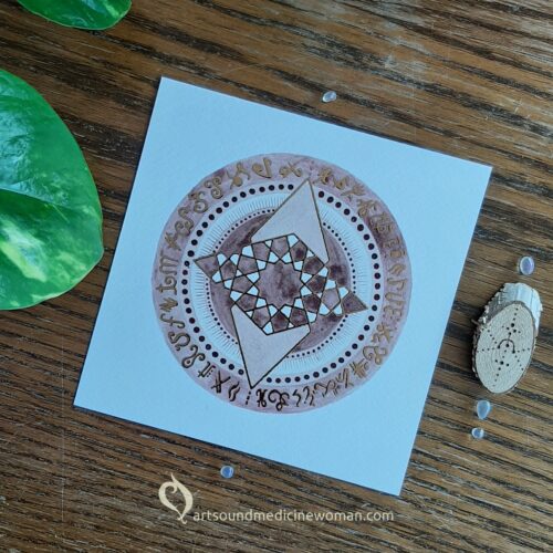 MenstruArte set of 4 cards